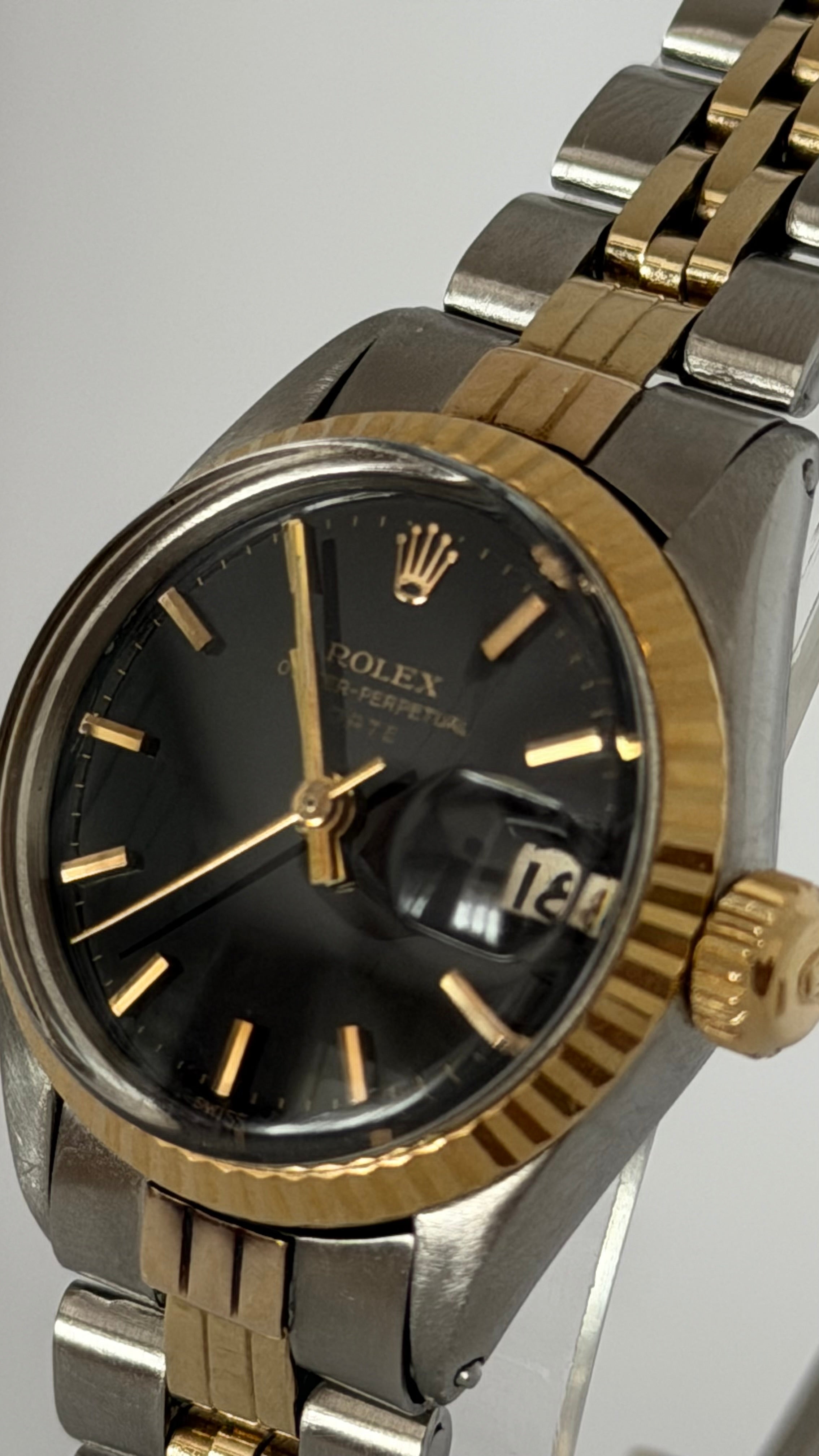 Rolex Oyster Perpetual Date 26mm Two-Tone
Jubilee Bracelet - Black Dial