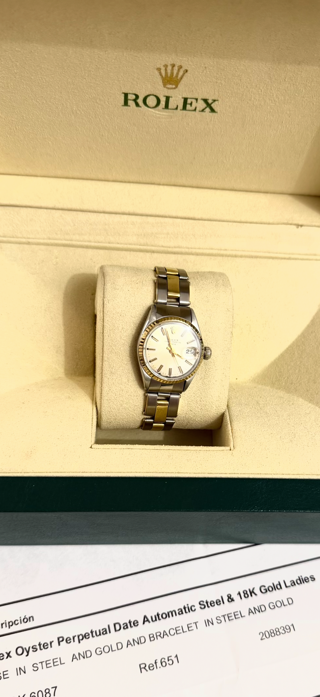 Rolex OysterDate Acciaio e Oro